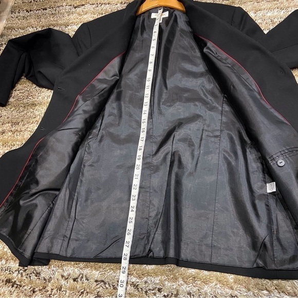 Talbots Wool Blazer Black size 16 2 button - Picture 10 of 10